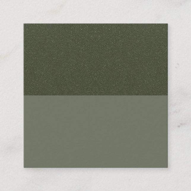 Placa de Referência de Divisão Verde de Moss Textu (Frente)