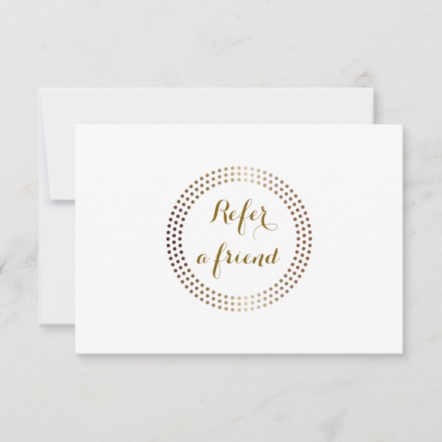 Placa de Referência de Pontos Modernos em Círculos (Frente)