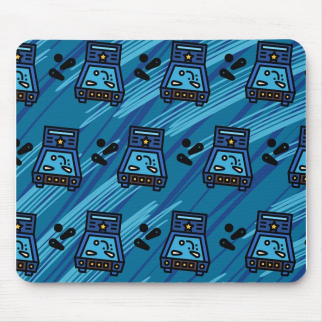 Placa de Reprodutor de Pinball Não Slip Mousepad # (Frente)