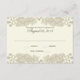 Placa de Resposta de Design de Lace de Vintage Flo