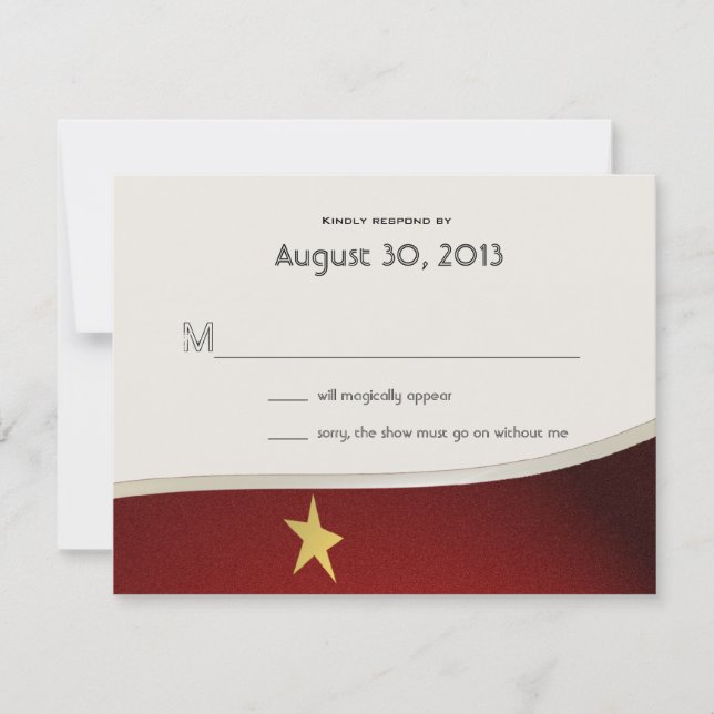 Placa de resposta de evento mágico (Frente)