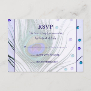 Placa de Resposta Púrpura da Peste Glam Peacock