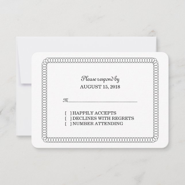 Placa de resposta redonda Ebony Encirclercled (Frente)