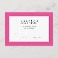 Placa de resposta rosa e preta