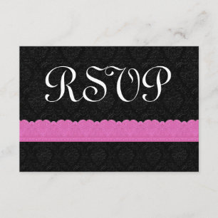 Placa de resposta RSVP de danos e local V043