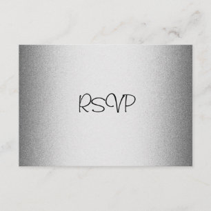 Placa de resposta RSVP Todos os eventos Elegante S