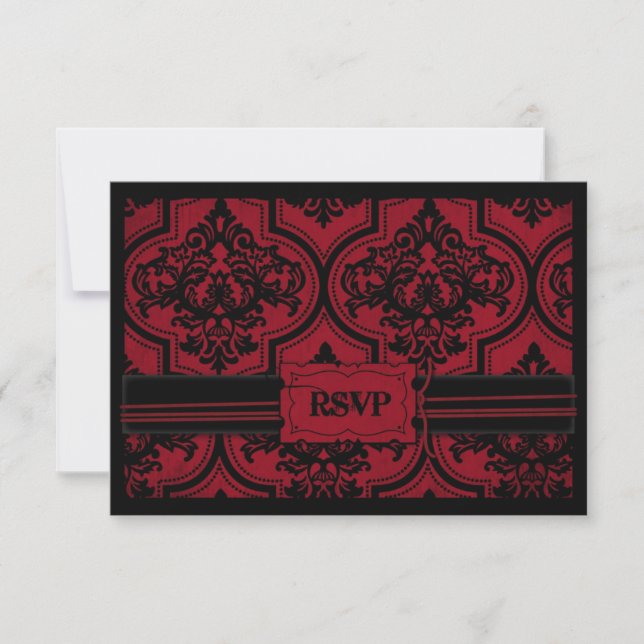 Placa de RSVP de Noite Vampiro B2 (Frente)