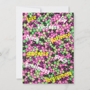 Placa de saudação bonito do Miçanga e Virtude