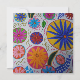 Placa de Saudação Floral Moderna