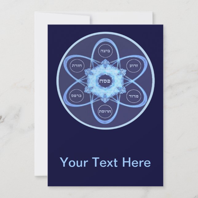 Placa de Seder (Frente)