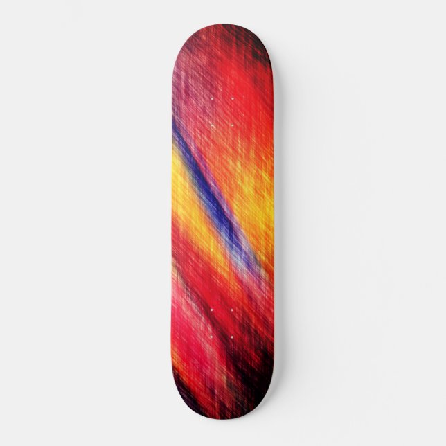 Placa de skate de cores de Abstrato sunset (Frente)