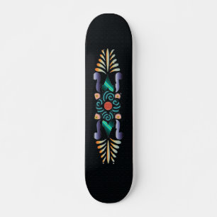 Placa de skate floral