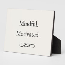 Placa de Trabalho. Atento. Motivado.