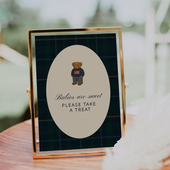 Placa de Tratamento de Chás de Bebê do Urso de Pel (Criador carregado)