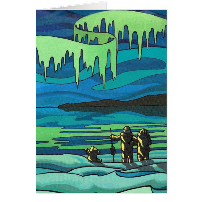 Placa de Vazio para pintura árctica - Cartões Impr (Frente)