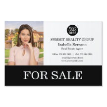 Placa de Venda de Imóvel Dupla Face Moderna