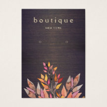 Placa de vídeo Boho Wood Jewelry Earring