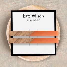 Placa de vídeo de clipe de cabelo pequeno preto-br