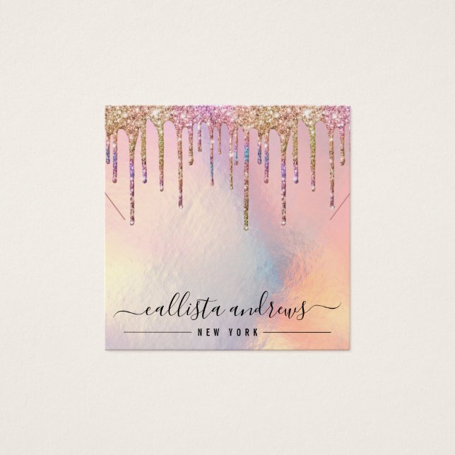 Placa de vídeo de colar com gotas holográficas (Frente)