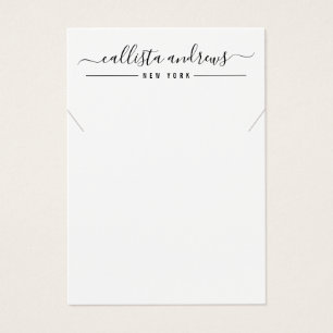 Placa de vídeo de colar com script branco preto s