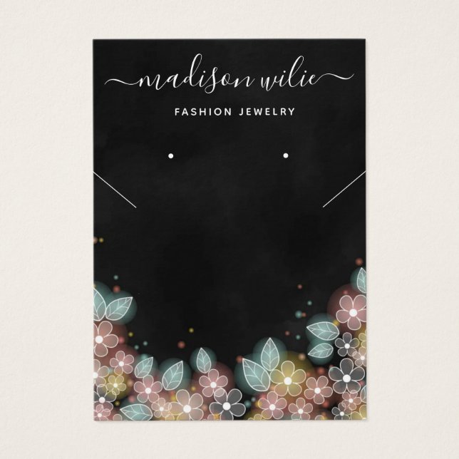 Placa de vídeo de colar de colar de joias modernas (Frente)