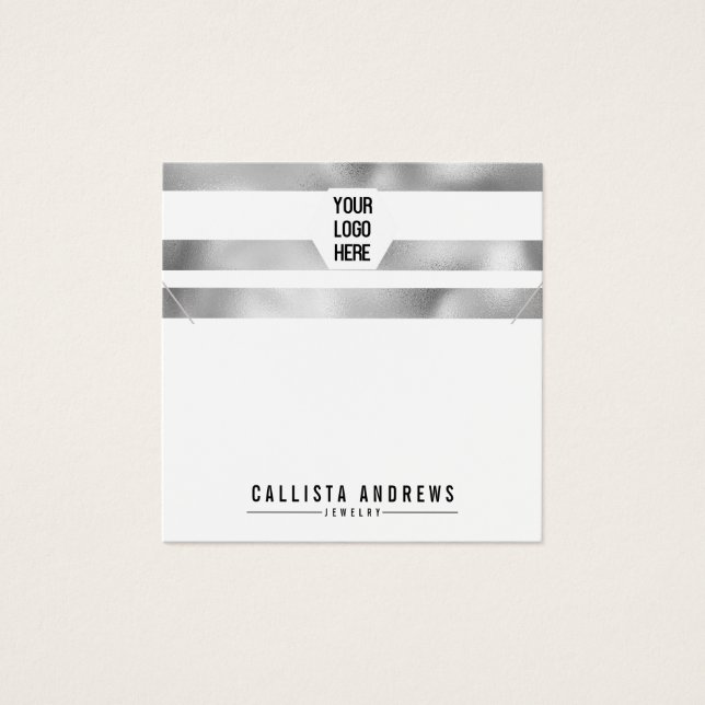 Placa de vídeo de colar de logotipos com Stripes b (Frente)