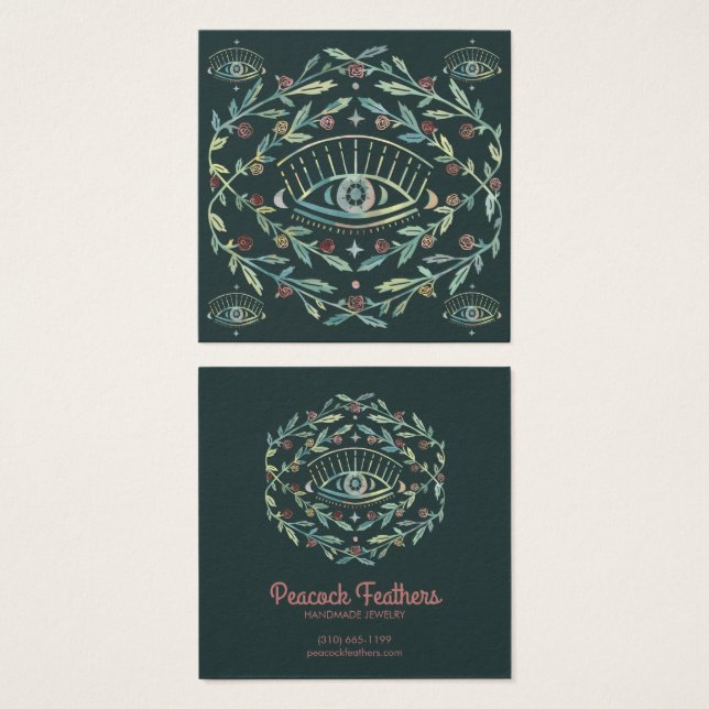 Placa de Vídeo de Colar de Olhos Místicos (Frente & Verso)