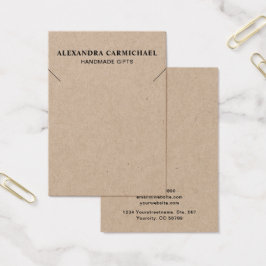 Placa de Vídeo de Colar Rustic Kraft Artisan