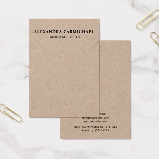 Placa de Vídeo de Colar Rustic Kraft Artisan (Escritótio)