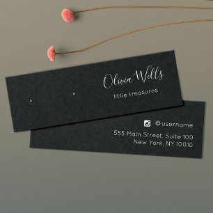 Placa de vídeo de joalharia com anel preto pequeno