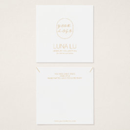 Placa de vídeo de joalharia minimalista no colar