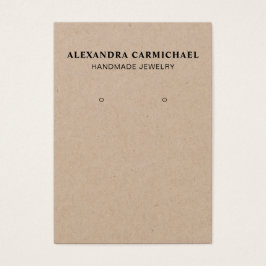 Placa de Vídeo de Joias Feitas à Mão Rustic Kraft