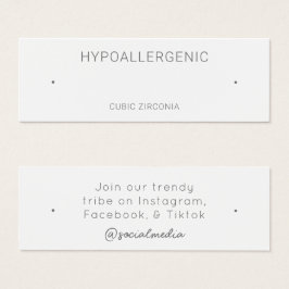 Placa de vídeo de joias hipoalergênicas