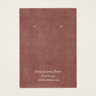 Placa de Vídeo de Joias, Rustic Red Kraft