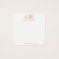 Placa de vídeo elegante com gravação em monograma