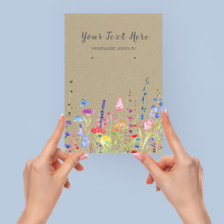 Placa de Vídeo ・ Flores Selvagens de Cores d'Água