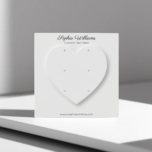 Placa de vídeo minimalista de 3 pares de coração 3