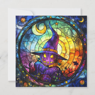 Placa de Vidro Steampunk de Halloween