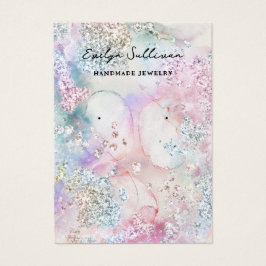 Placa de visualização do brinco de aquarela irides