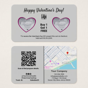Placa de Voucher de Presente para feliz dia de os