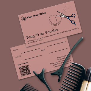 Placa de Voucher de Triagem de Bang Livre Profissi