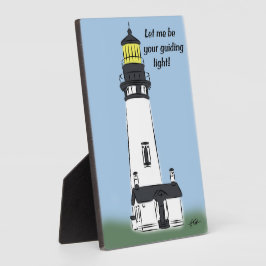 Placa Deixe-Me Ser Sua Luz Guiante