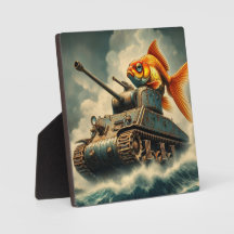 Desktop Plaque do "Comandante Goldfish"