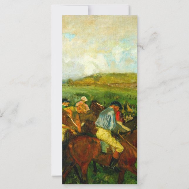 Placa deslizante Edgar Degas Horseback (Frente)