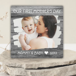 Placa dia de as mães de 1rua Mãe Foto do Bebê Captura Ci