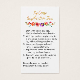 Placa Dicas e Aplicativo LipSense