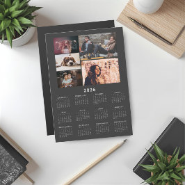 Placa do Magnet de Colagem de Fotos do Calendário 