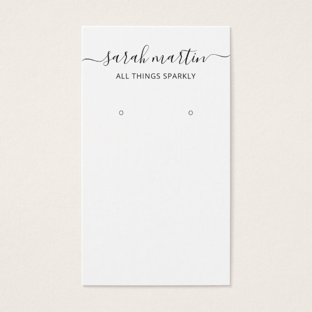 Placa do Retentor de Orelha Preta e Branca de Scri (Frente)