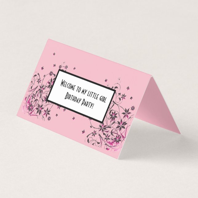 Placa dobrada de inclinação horizontal personaliza (Frente)