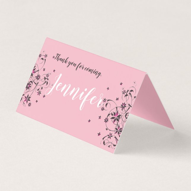 Placa dobrada de inclinação horizontal personaliza (Frente)